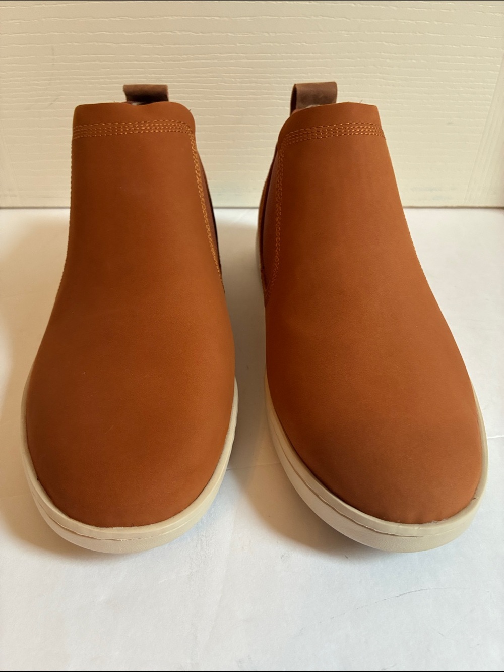 Olukai Pehuea Mid Slip On Leather Suede Shoes Women’s Sz 9